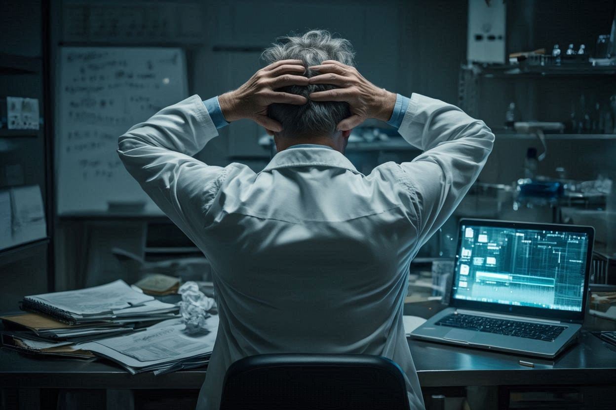 Tras varios intentos fallidos, el docente recurrió al soporte de la plataforma.