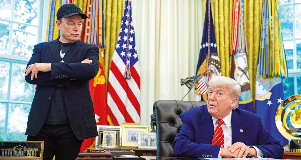 Elon Musk y Donald Trump.