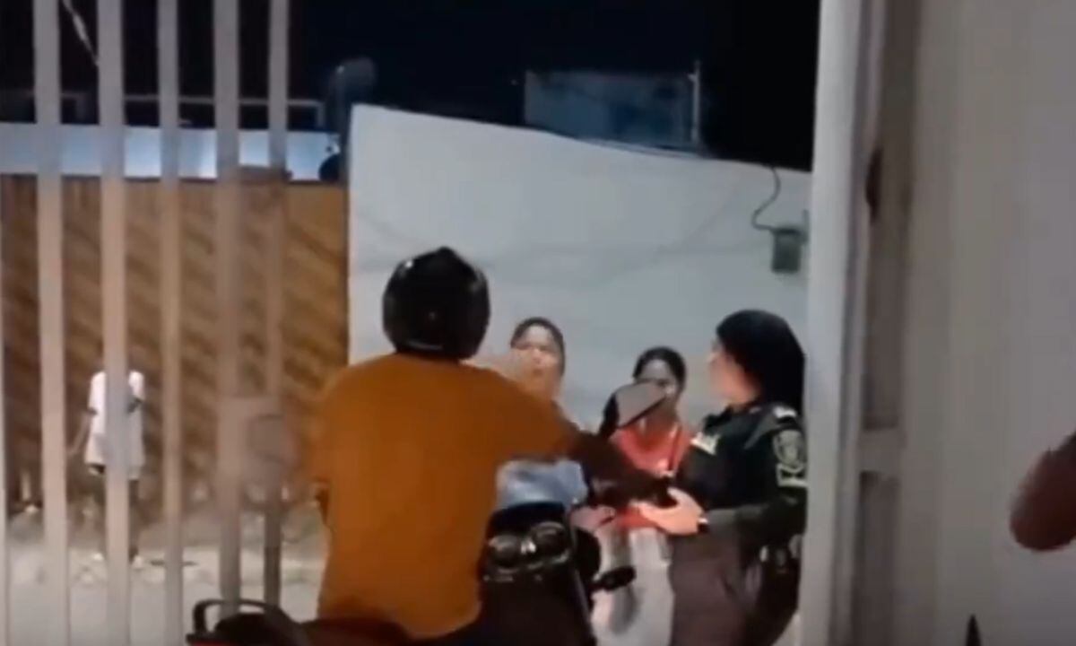 Viral momento en Barranquilla.