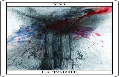 LA TORRE - Nohemí Pérez "La Torre representa el poder del fuego que destruye y barre hacia fuera lo viejo. La torre del ego se tambalea hasta sus cimientos. Todo lo que intentamos guardar queda destruido y la supuesta seguridad del pasado queda irrevocablemente sacudida." 