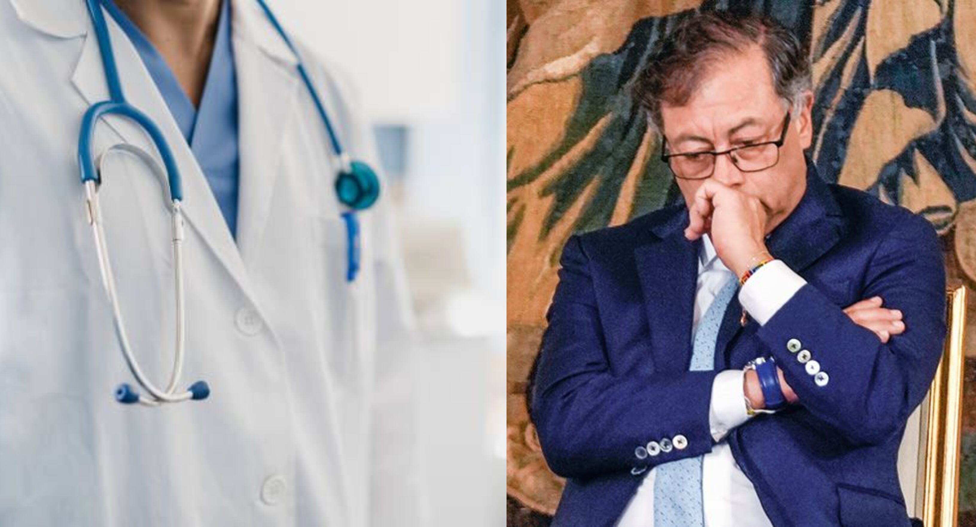 La 'Marcha silenciosa de batas blancas' busca manifestar el desacuerdo de los profesionales de la salud con el manejo del gobierno Petro al sistema.