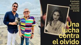 El periodista Juan Guillermo Mercado presentó este jueves 12 de marzo en el Cubo de cristal de la Plaza de La Paz en Barranquilla, Una lucha contra el olvido,