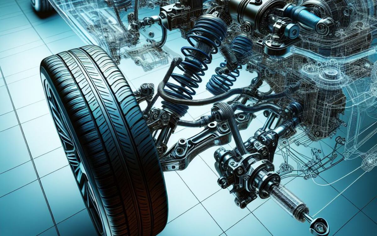 El sistema de suspensión de un carro es clave para amortiguar los golpes que el vehículo recibe