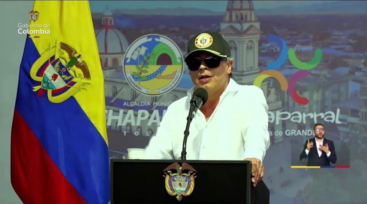 El presidente Gustavo Petro dio una declaración que llamó la atención en el Tolima.