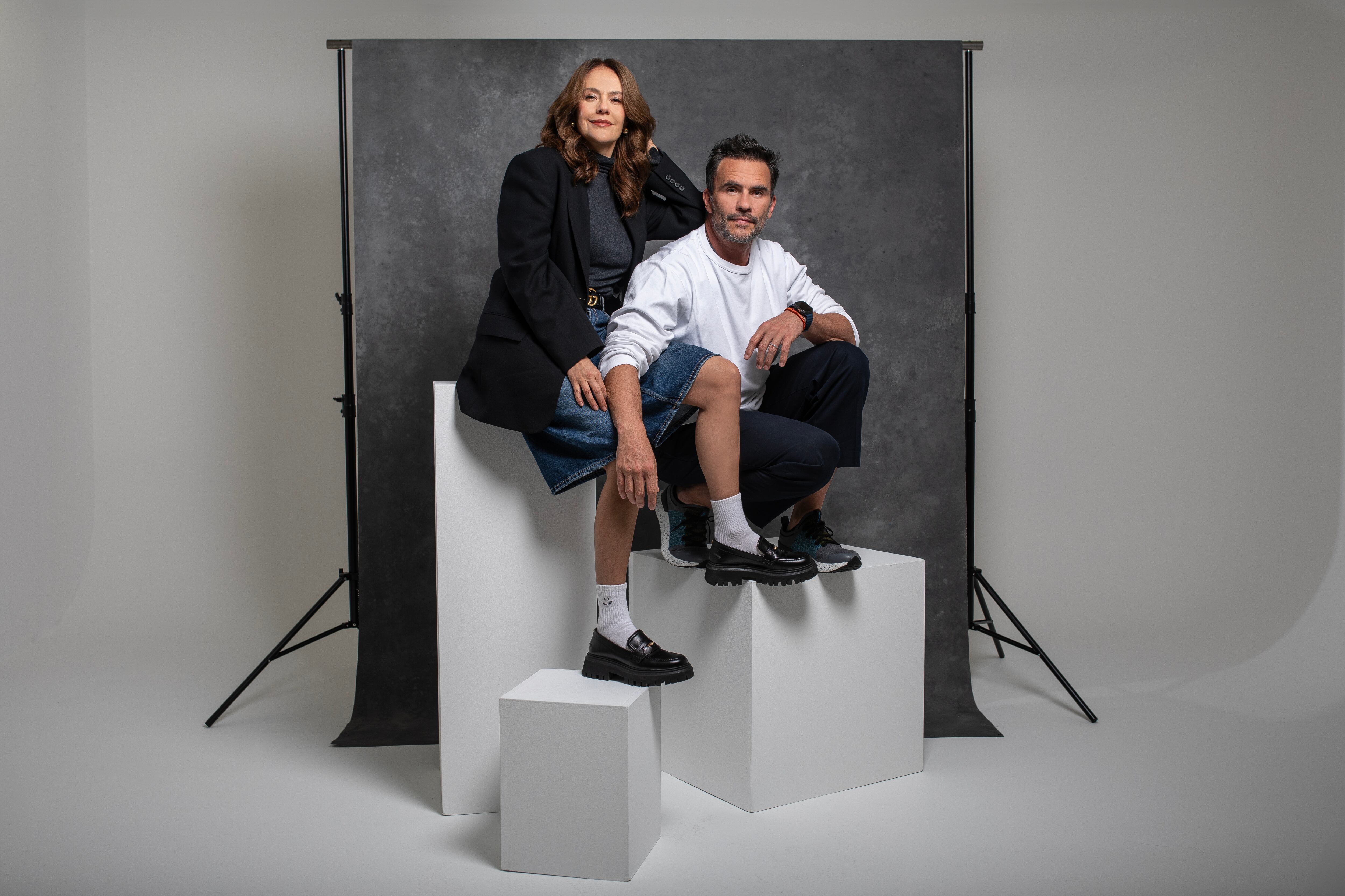 Juan Pablo Raba y Cristina Umaña