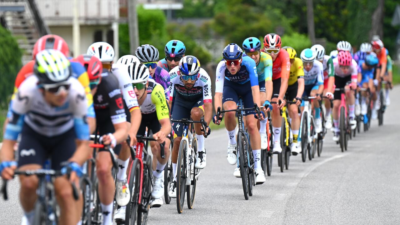 ASIAGO, ITALY - MAY 25: Daniel Felipe Martinez of Colombia and Team Red Bull - BORA - hansgrohe competes in the breakaway during the 108th Giro d'Italia 2025, Stage 15 a 219km stage from Fiume Veneto to Asiago / #UCIWT / on May 25, 2025 in Asiago, Italy. (Photo by Tim de Waele/Getty Images)