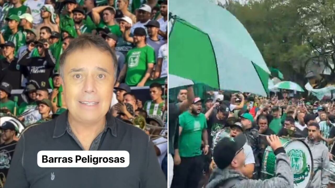 César Augusto Londoño criticó a las barras de Atlético Nacional.