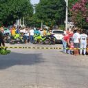 Los cuerpos de los dos sujetos quedaron tendidos en la vía