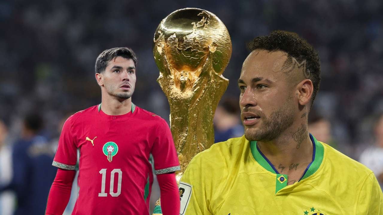Brahim Díaz y Neymar.