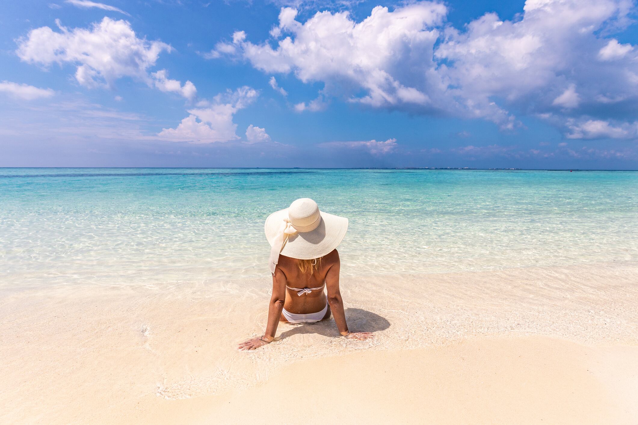 Playa de arena blanca