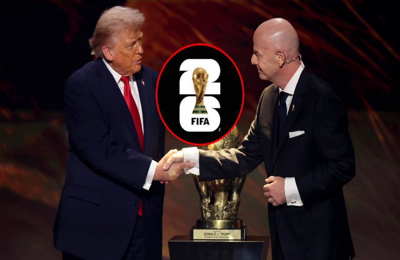 Donald Trump y Gianni Infantino.