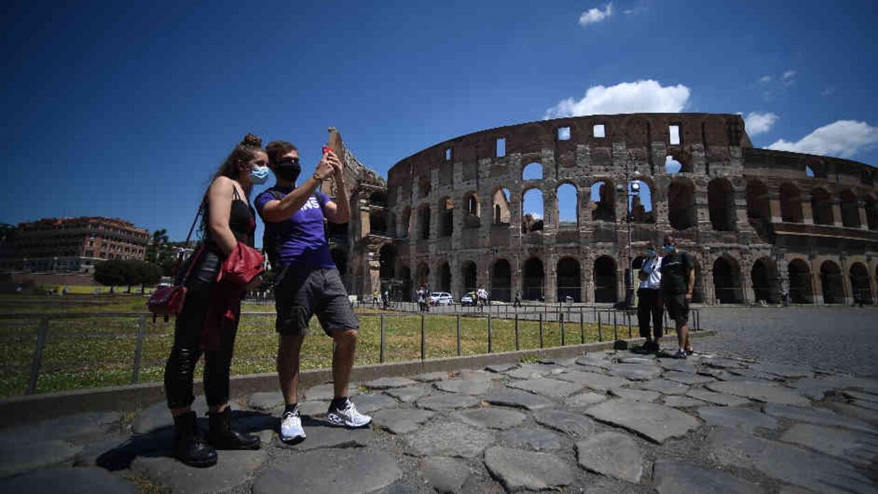 El coliseo romano, sin tantos visitantes.