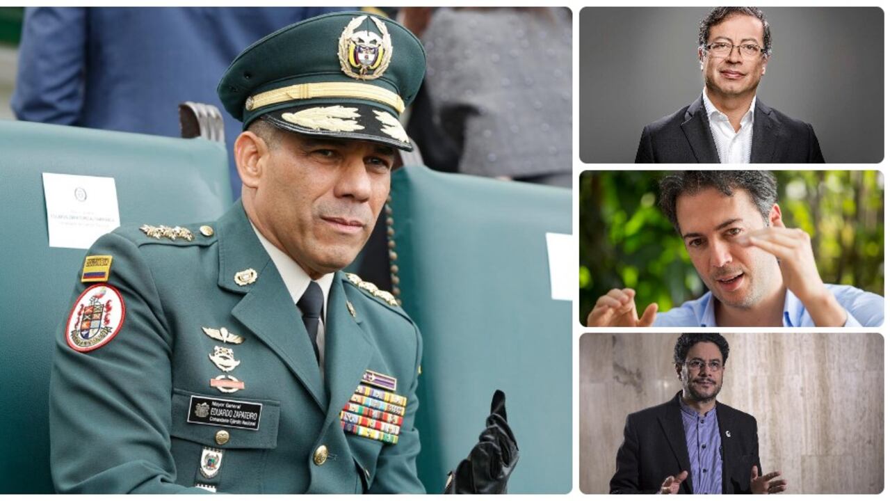 El general Eduardo Zapateiro y los opositores que le piden la renuncia