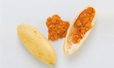 Curuba: quizás una de las pocas frutas netamente colombianas.