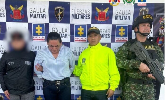 Mujer capturada por prestar su finca en Cundinamarca para mantener secuestrados