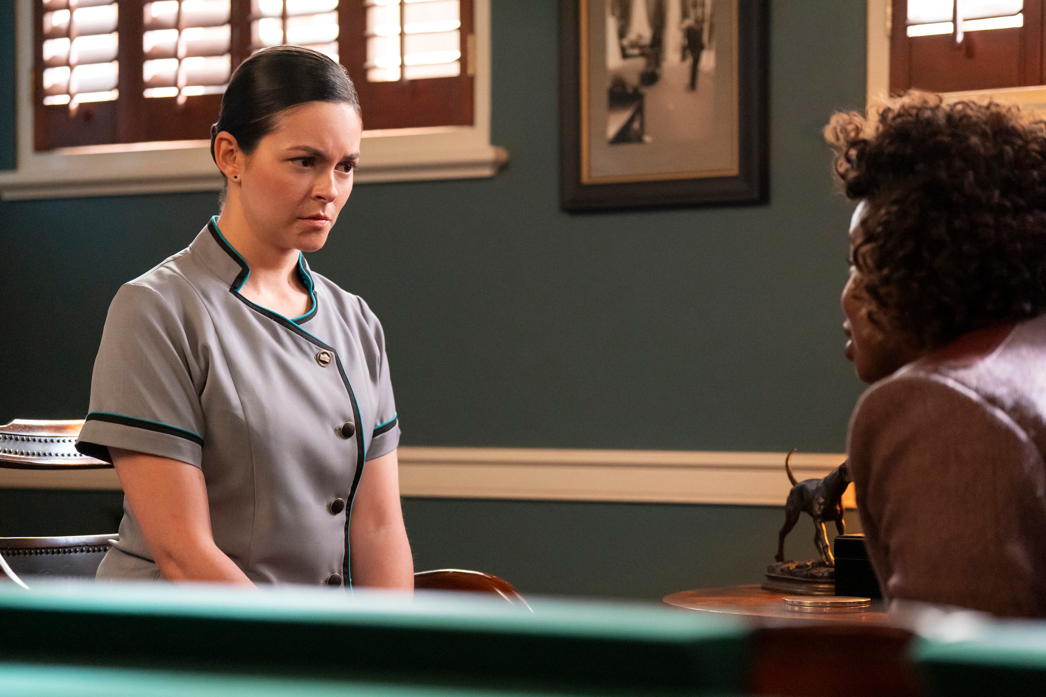 La actriz colombiana Julieth Restrepo actúa en la serie de Netflix ‘La residencia’