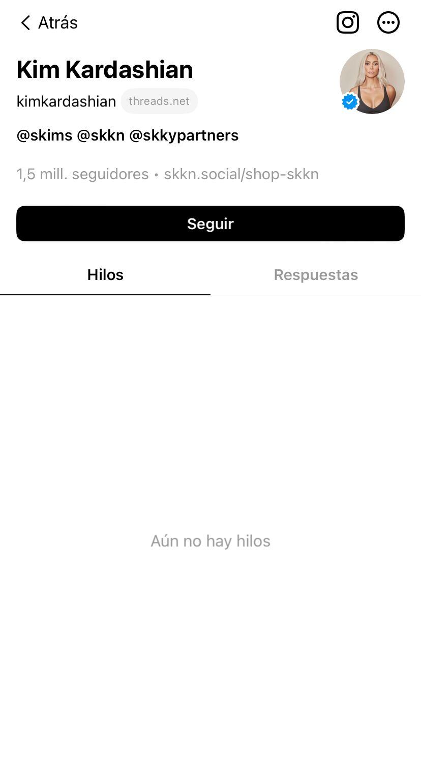 La celebridad se inauguró en la red social.