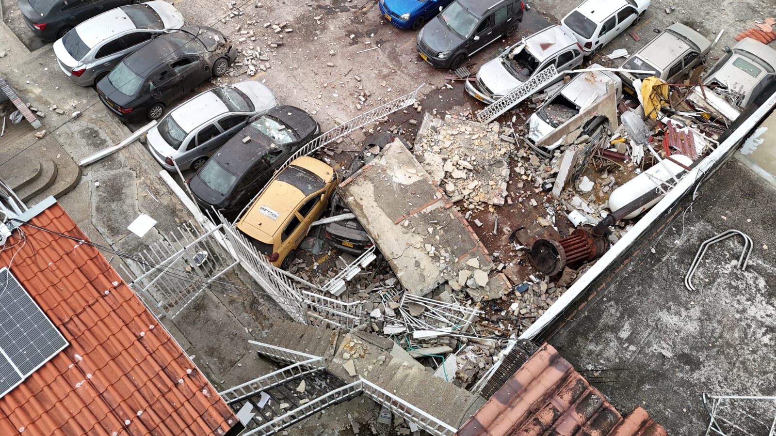Así quedó el centro vacacional de Mesitas del Colegio, en Cundinamarca.