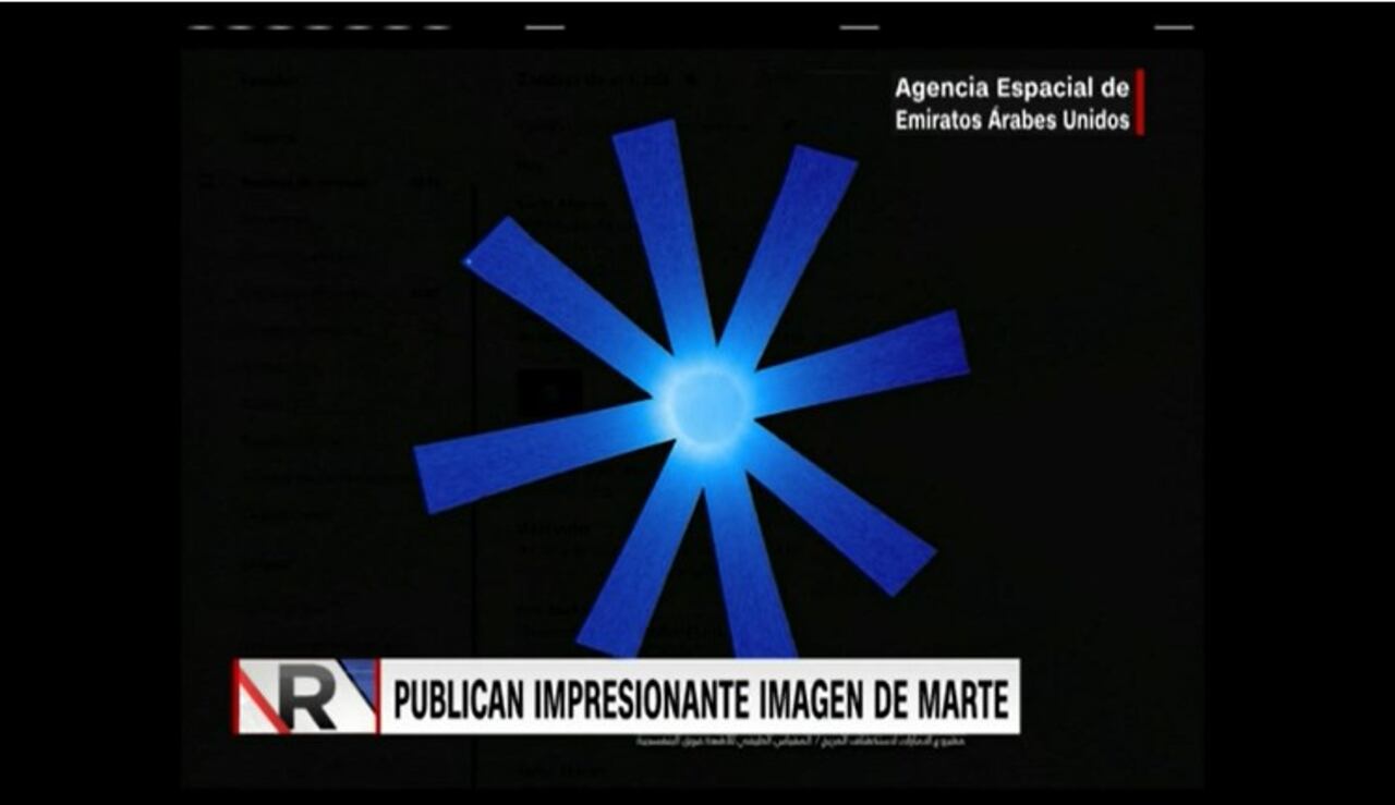 Supuesto eclipse en Marte