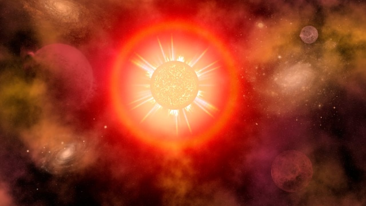 La teoría del Big Bang (o Gran explosión en castellano) es en cosmogonía el principio del universo, es decir, el punto inicial en el que se formó la materia, el espacio y el tiempo. (Photo by: Education Images/Universal Images Group via Getty Images)