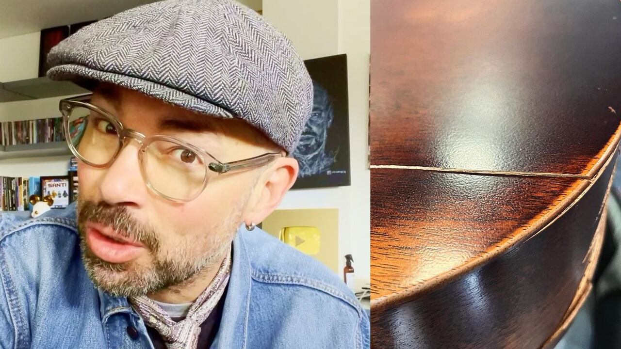 Santiago Cruz hizo grave denuncia en contra de una aerolínea.