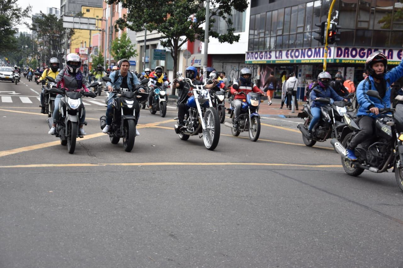 Paro Nacional Motos chapinero