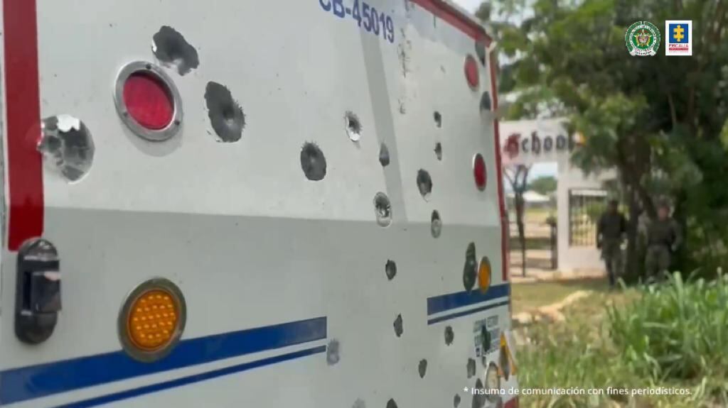 La Fiscalía presentó el material de prueba contra los cinco capturados en una cinematográfica persecución de la Policía tras el asalto a camión de valores en Valledupar