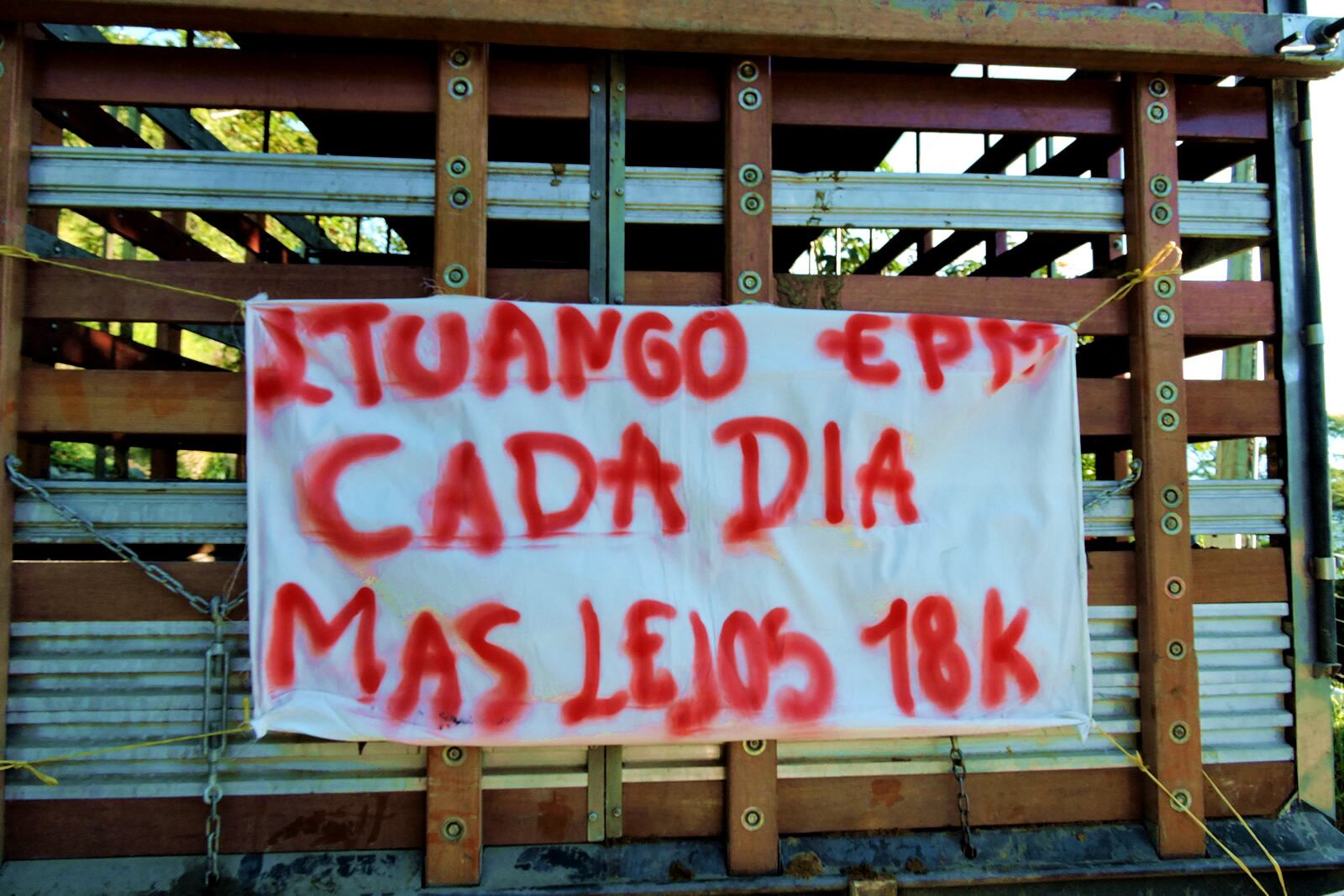 Los costos que implica el transporte hasta Ituango cada vez aumentan y hacen inviable el negocio.