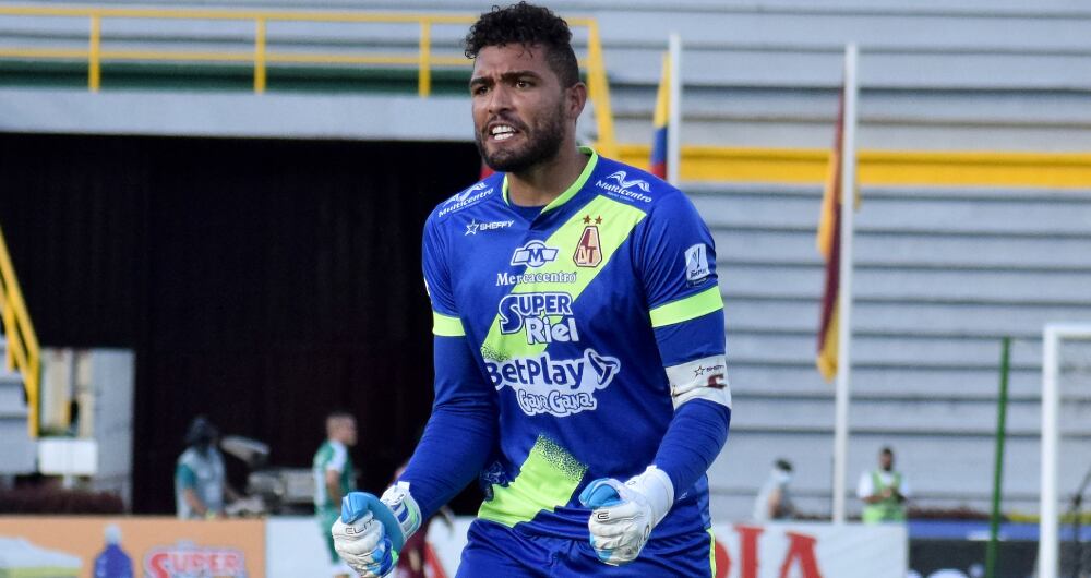 Álvaro Montero, arquero del Deportes Tolima. Foto: Prensa Dimayor