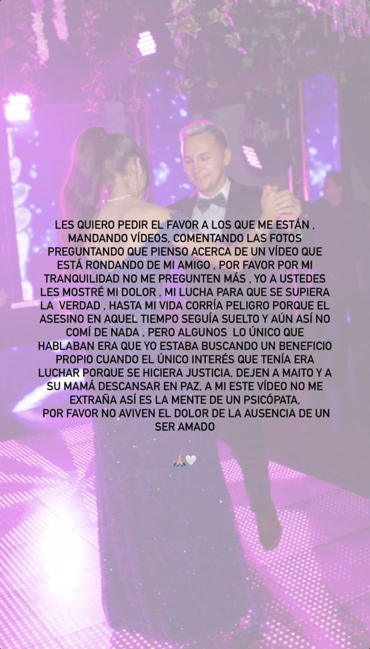 Shaira habló sobre nuevo video de la muerte de Mauricio Leal.