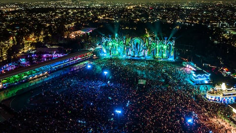 Así se vio la edición más reciente de EDC en México. El evento llega en 2026 a Medellín.