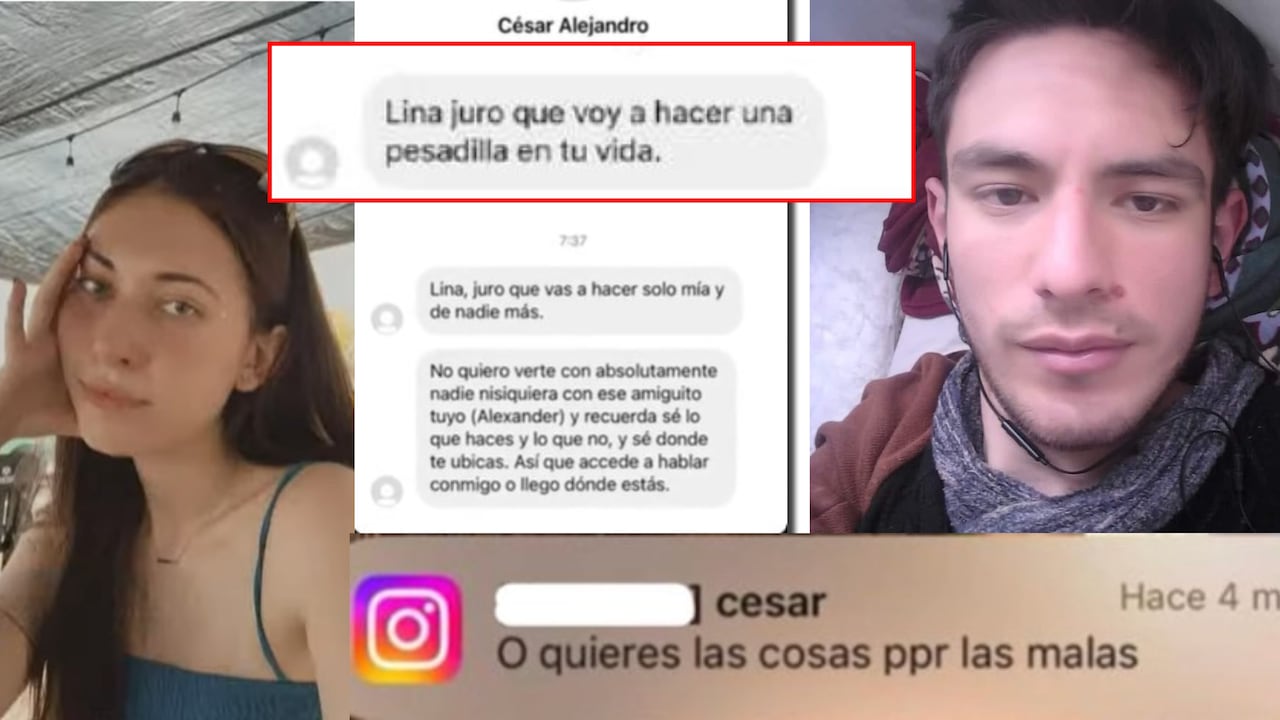 César ha creado más de 70 perfiles falsos en Instagram para enviar mensajes amenazantes a Lina.