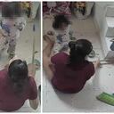 Estos son algunos momentos del maltrato contra la menor.