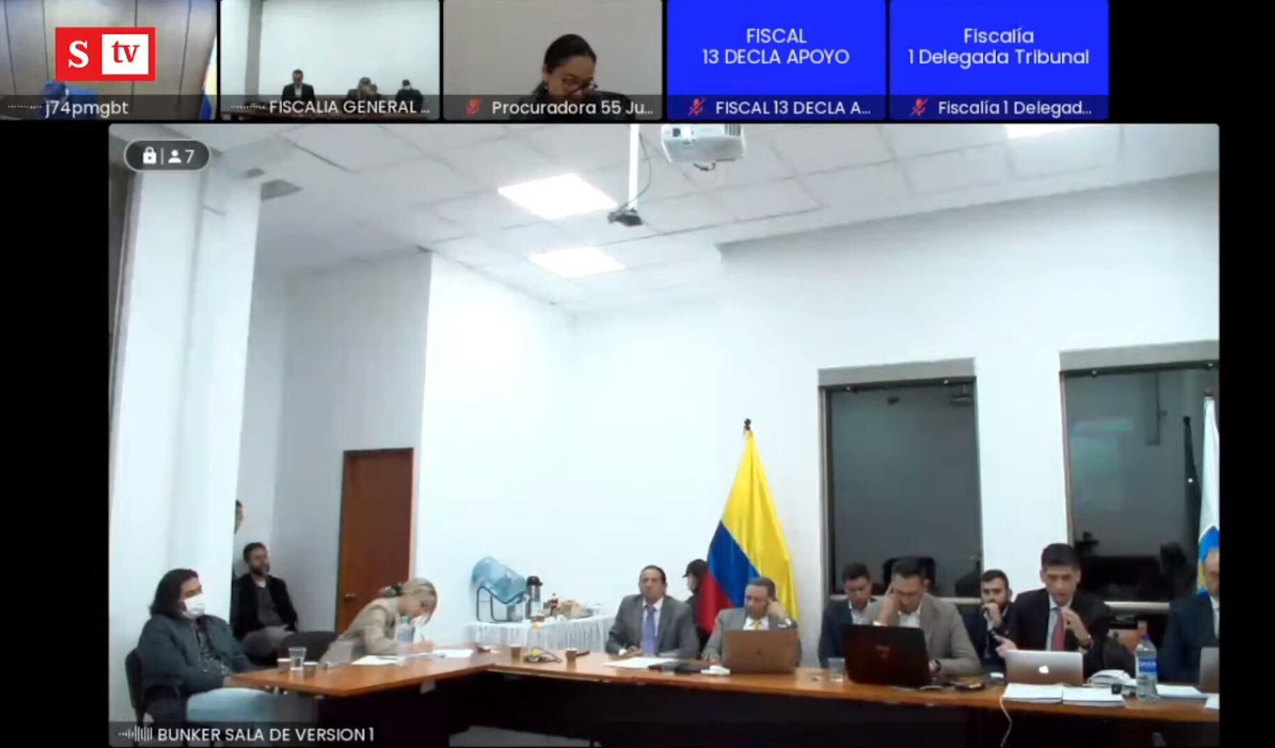 Audiencia Nicolás Petro y Day Vásquez