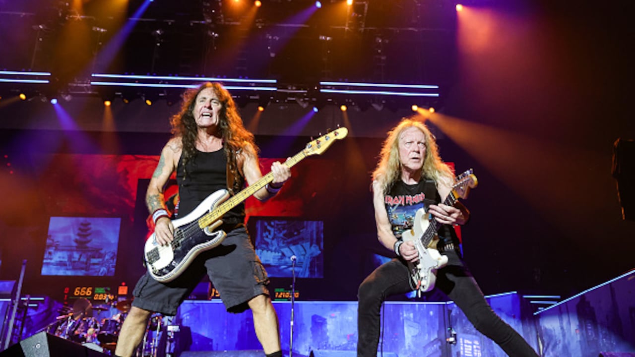 Este 2023, Iron Maiden ha estado de gira por varias ciudades de Europa. (Photo by Kevin Mazur/Getty Images for Power Trip)