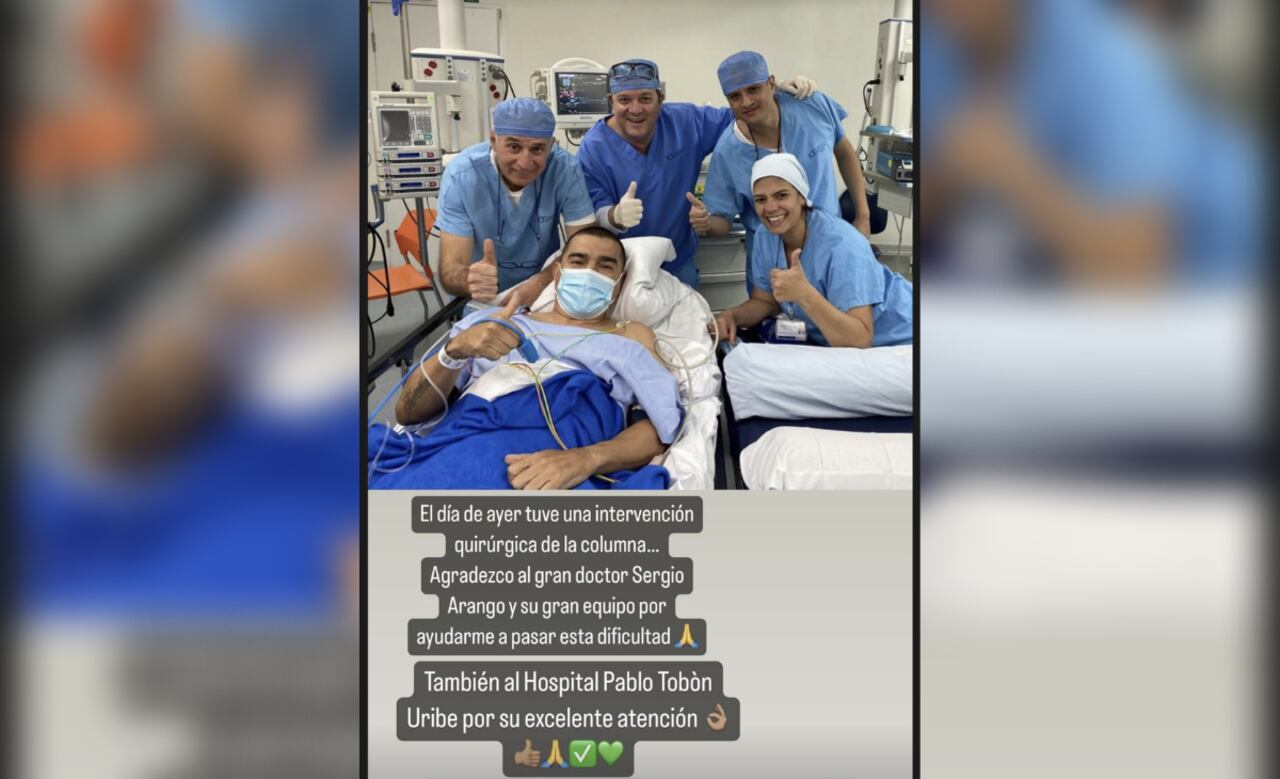 Víctor Aristizábal apareció en rede sociales con esta publicación.