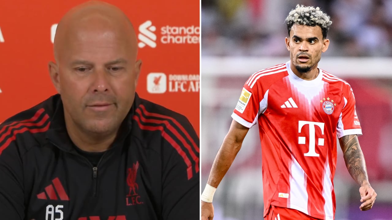 Arne Slot volvió a mencionar a Luis Díaz en rueda de prensa