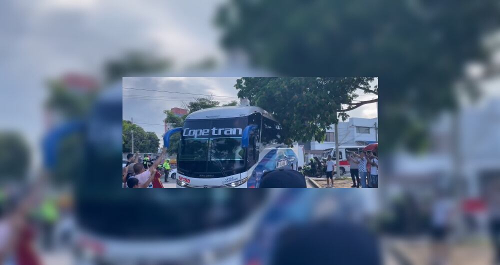 La selección de Argentina, desplazada en Barranquilla en una flota de Copetran