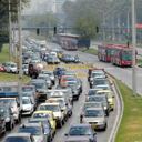 Derechos de autor de la imagen AFPImage caption Bogotá es la ciudad más congestionada de A. Latina según el informe.