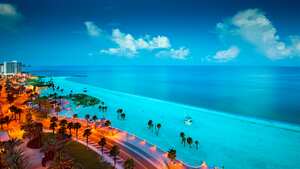 Clearwater Beach en el golfo de México.