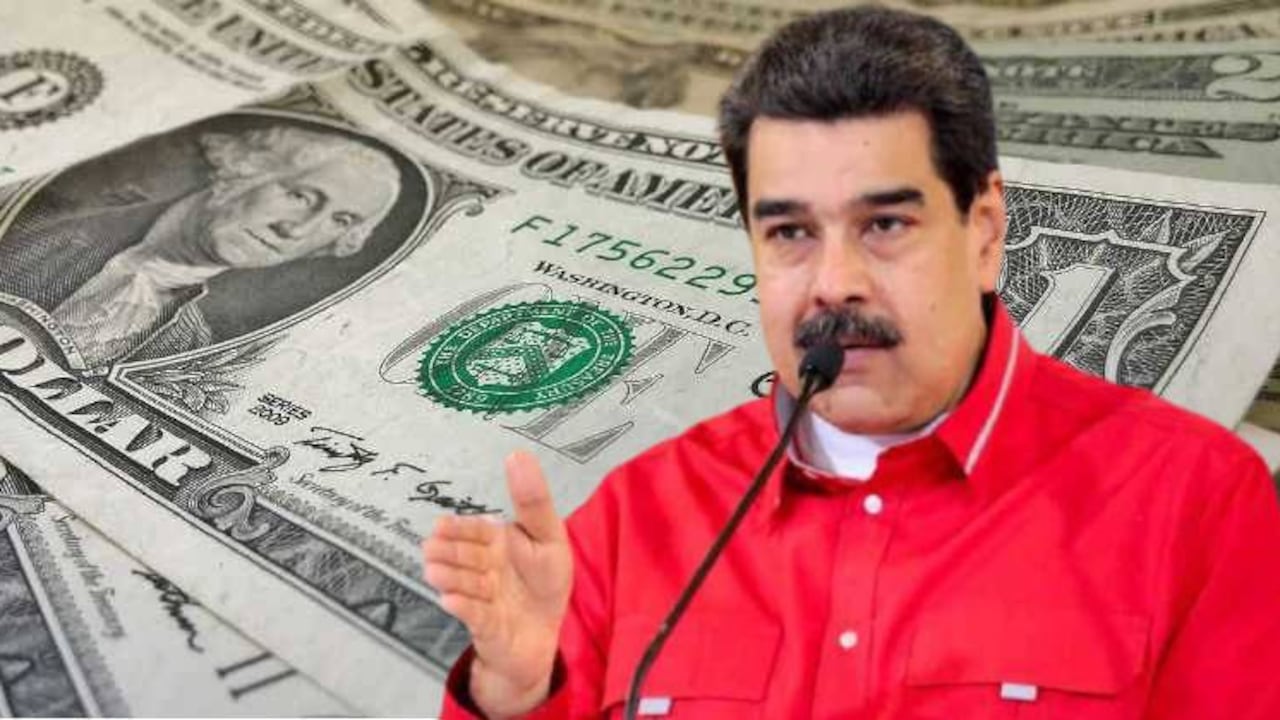 Nicolás Maduro y dólar