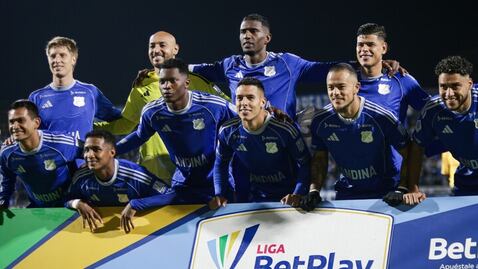Jugadores de Millonarios.