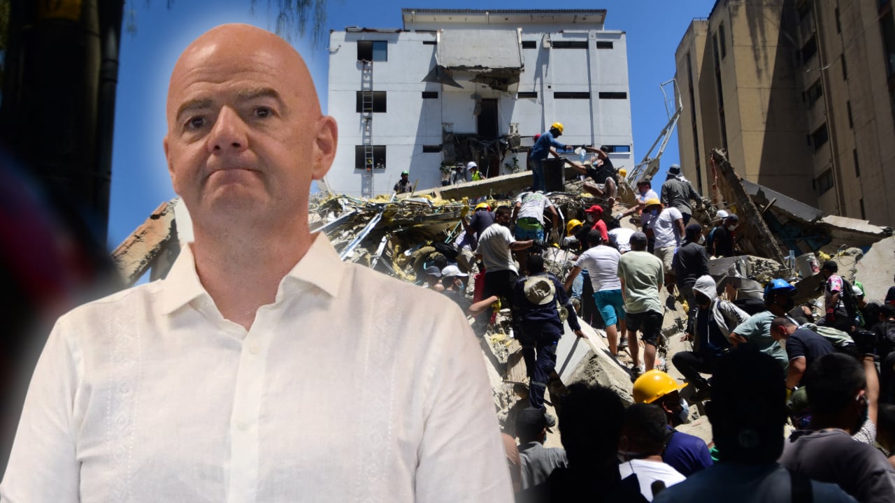 Gianni Infantino se congració con las víctimas y gravedad del terremoto en Colombia