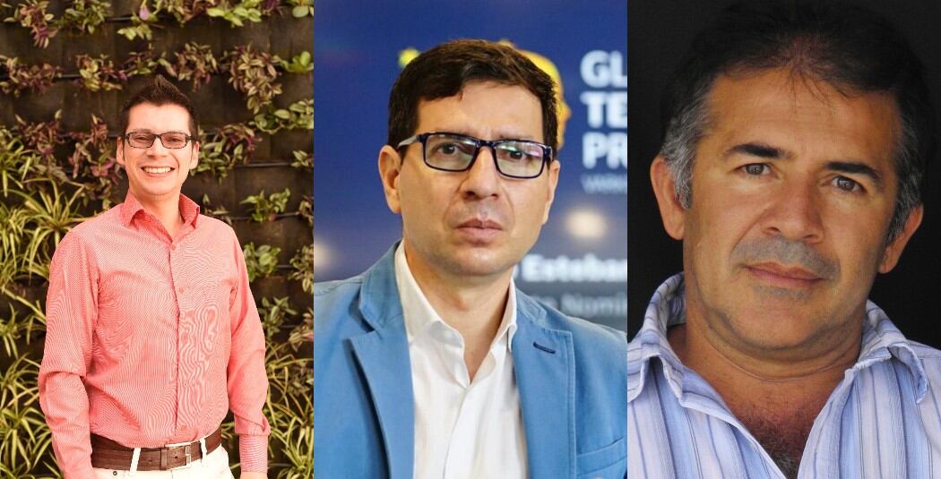 Luis Miguel Bermúdez, profesor del colegio distrital Gerardo Paredes; Eduardo Pérez, profesor del Instituto Técnico Guaimaral y a Carlos Enrique Sánchez, profesor del Instituto Técnico Industrial San Juan Bosco.