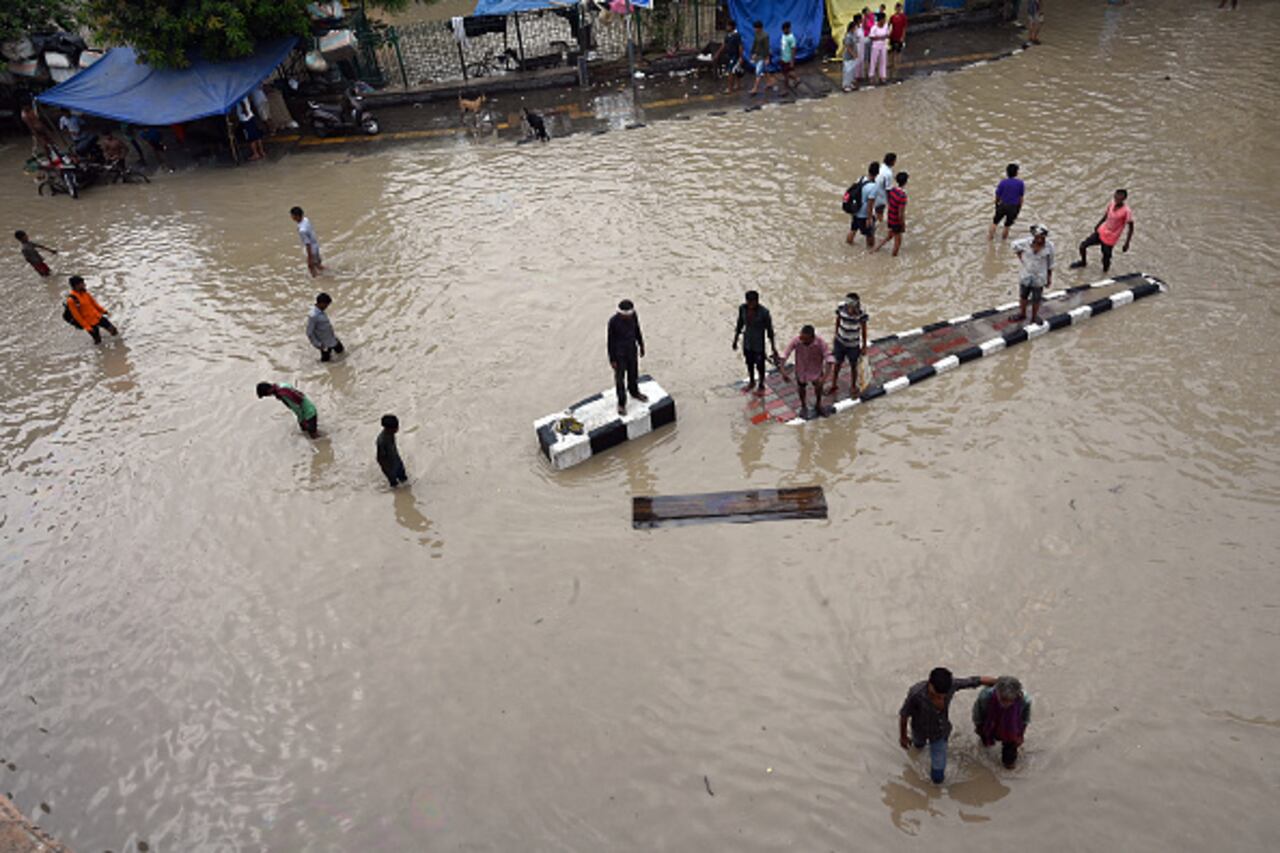Emergencia en India por el monzón que azota el norte del país.
