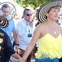 El presidente Gustavo Petro y la primera dama Verónica Alcocer. Detrás, el exsenador Mario Fernández Alcocer