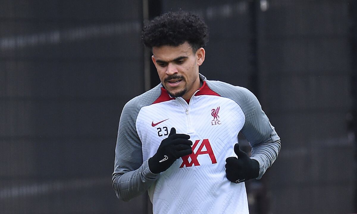 Luis Díaz, jugador del Liverpool. Foto: Twitter Liverpool FC (@LFC)