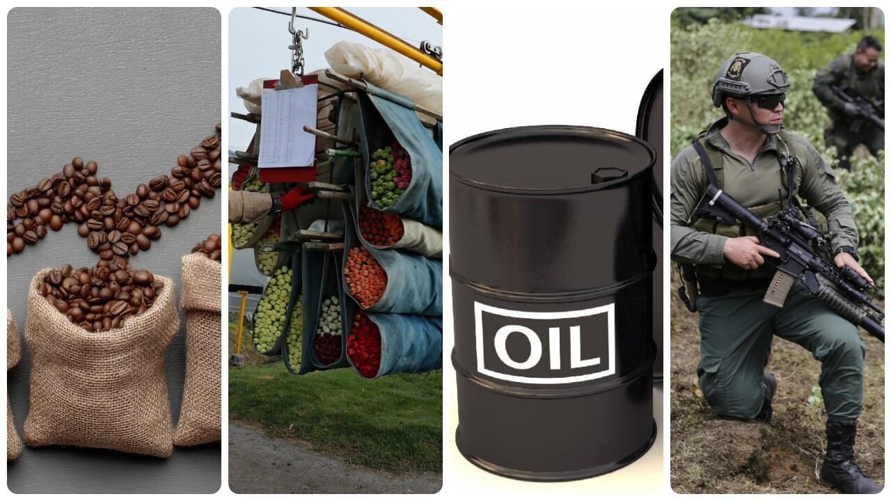 En Oxford Economics estiman que un alza arancelaria golpearía más a las flores, que al café y al petróleo colombiano. El impacto mayor de las amenazas de Trump estaría en la lucha contra las drogas.