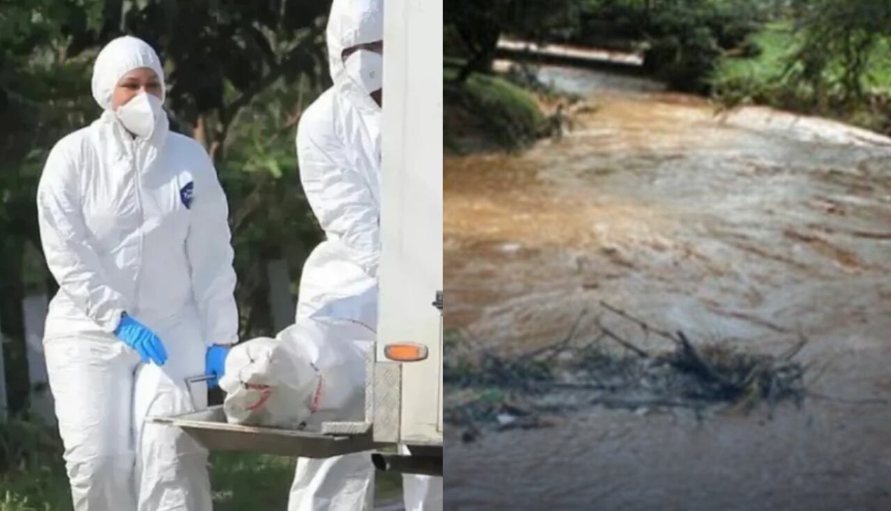 De acuerdo con lo explicado por el funcionario, inicialmente fue hallado el cuerpo de la mujer.