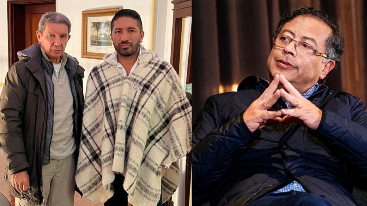 José Félix Lafaurie, César Pachón y Gustavo Petro.